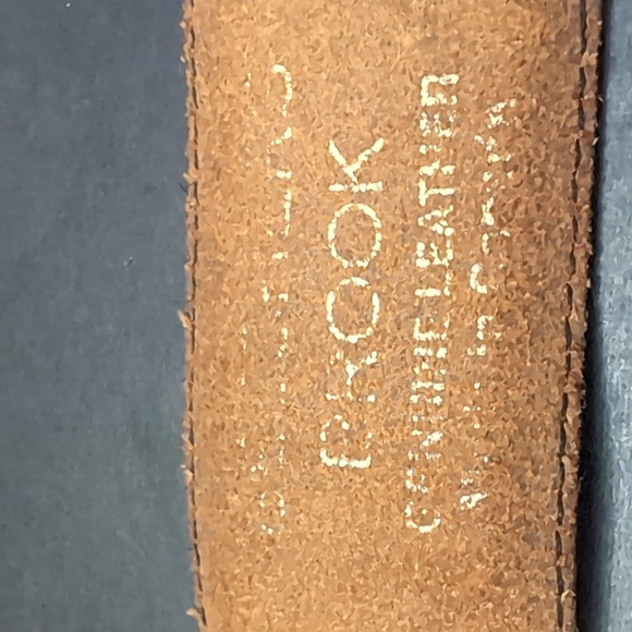 Beechers Brook black Leather Women's Belt with Gold Toned Metal Buckle . - Picture 7 of 11